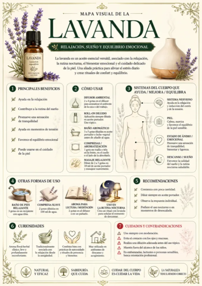 Mapa Visual de la Lavanda